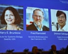 Nobel prize in medicine awarded to scientists for immune system research