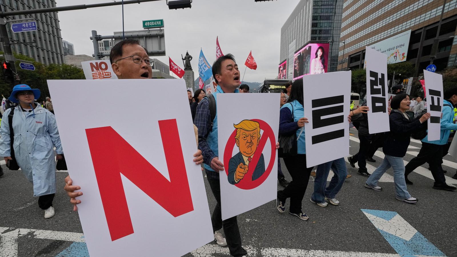 In Japan and South Korea, Trump will promote big investments