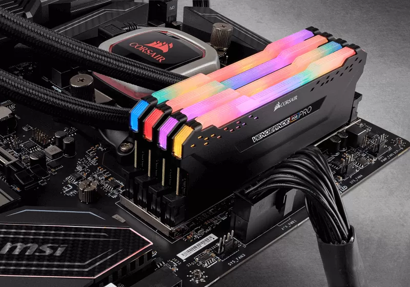 What was the first RGB-lit PC component that wasn't a case?