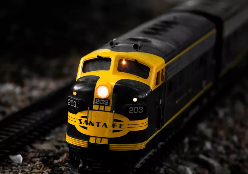 PC modder turns GPU into a miniature rail yard complete with working locomotive