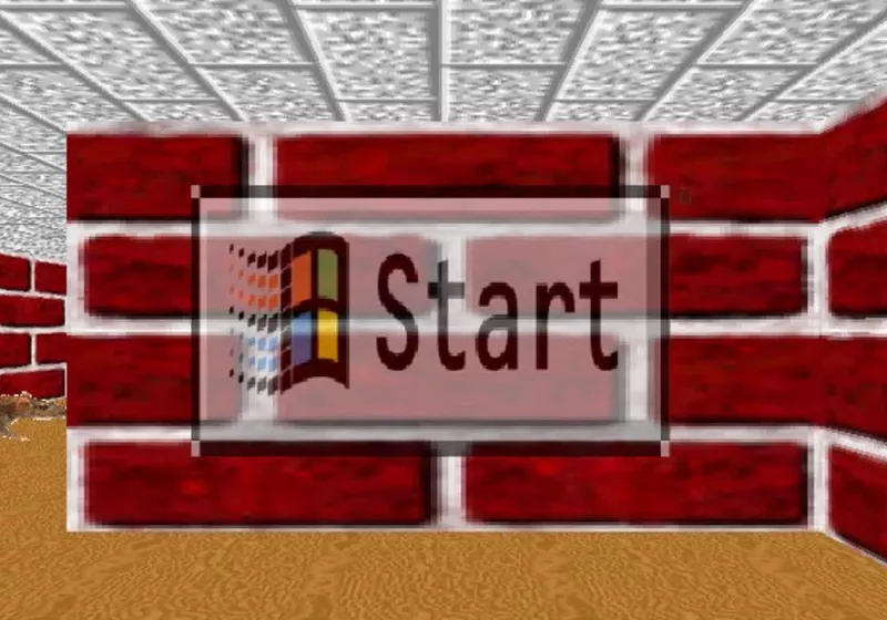 Classic 3D Maze screensaver from Windows 95 is now fully playable