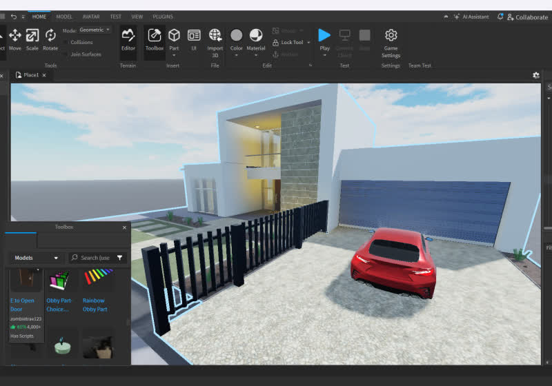 Roblox Studio turns drag-and-drop creativity into full-blown games