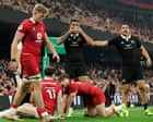 Tom Rogers makes hat-trick history in vain as New Zealand surge past Wales