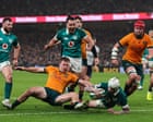 Best Australian player was wearing Irish colours, Wallabies coach says after heavy loss