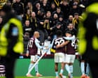 Aston Villa see off Young Boys in win marred by away fans fighting with police