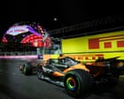 Lando Norris claims F1 Las Vegas GP pole in wet as Oscar Piastri slips to fifth