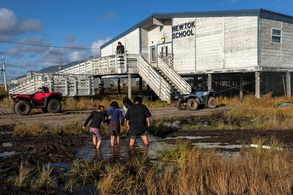 Native Alaska villages were already on the front lines of climate change. Then a typhoon hit.
