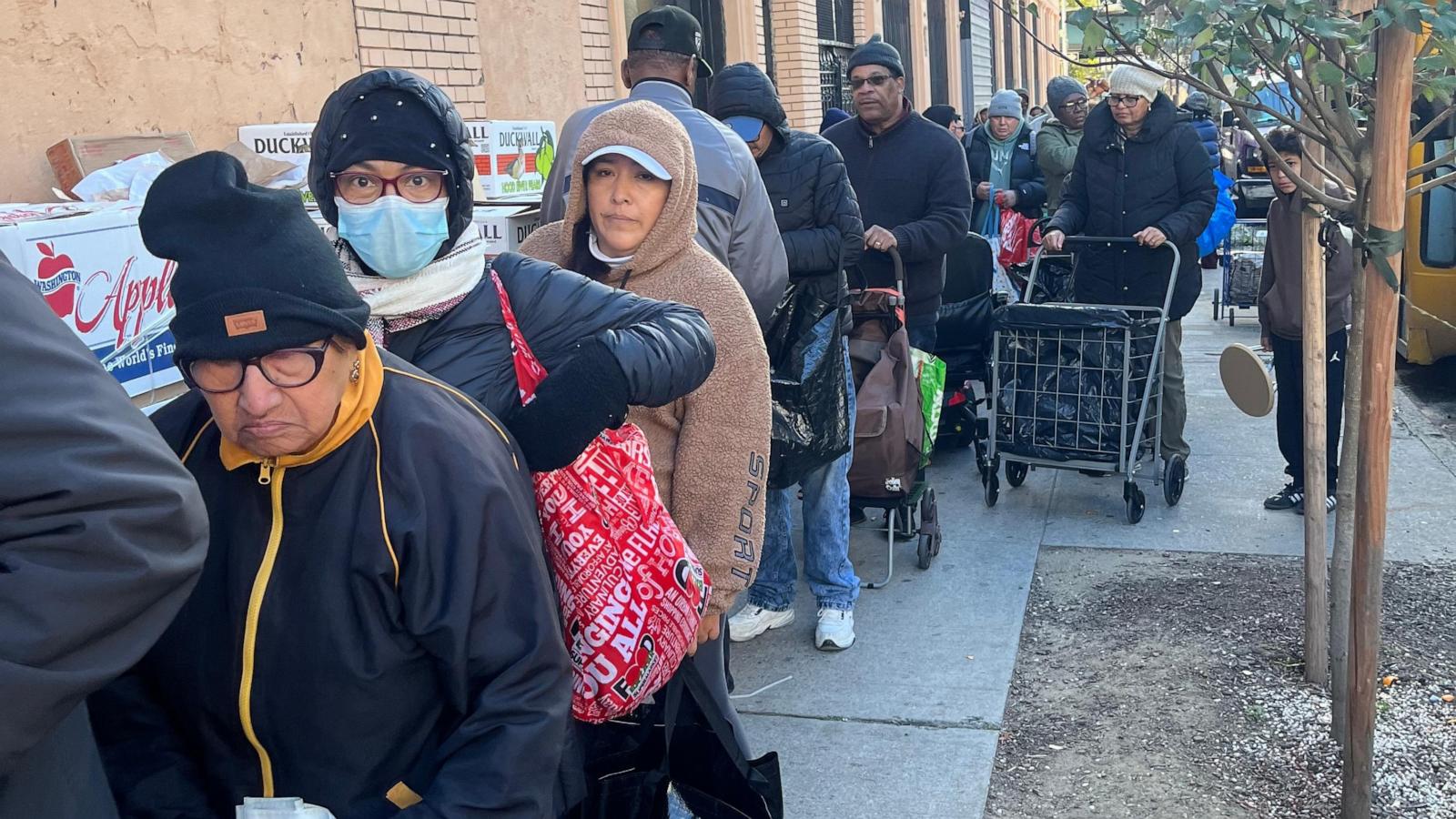 SNAP benefits cut off during shutdown, driving long lines at food pantries