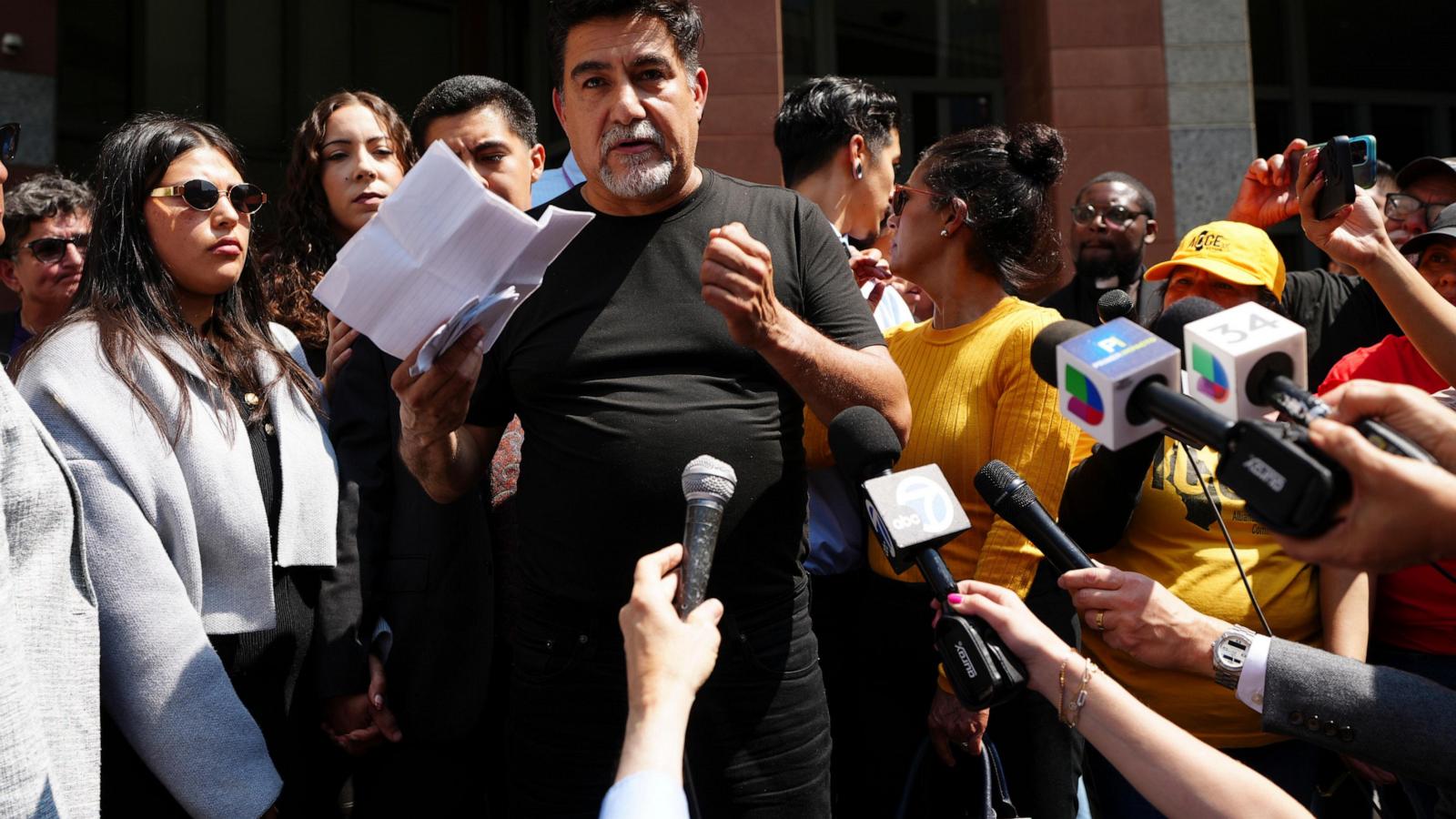 California labor leader pleads not guilty to misdemeanor over immigration protest