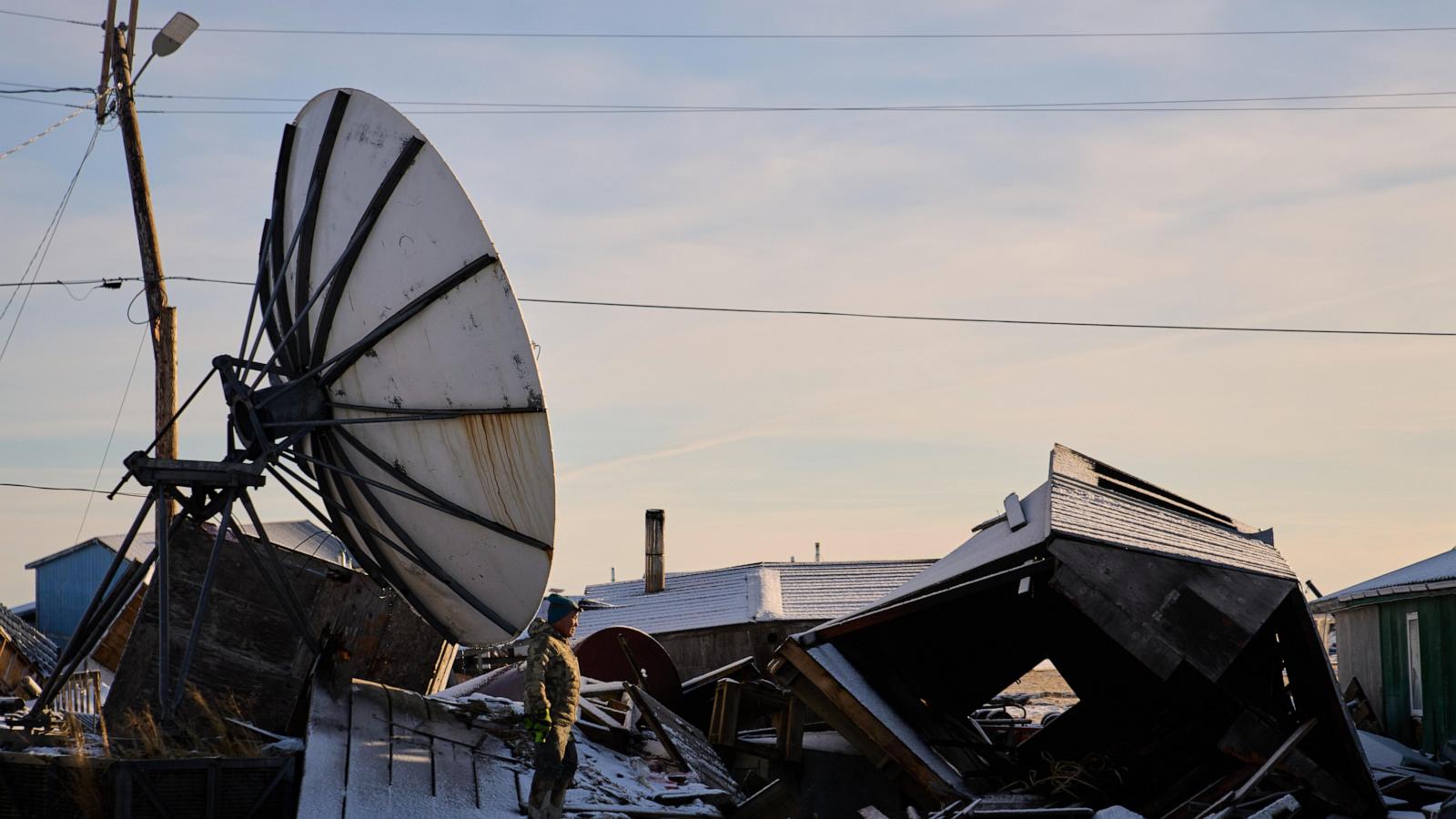 Crews are working to fix Alaska Native villages devastated by flooding. But will residents return?
