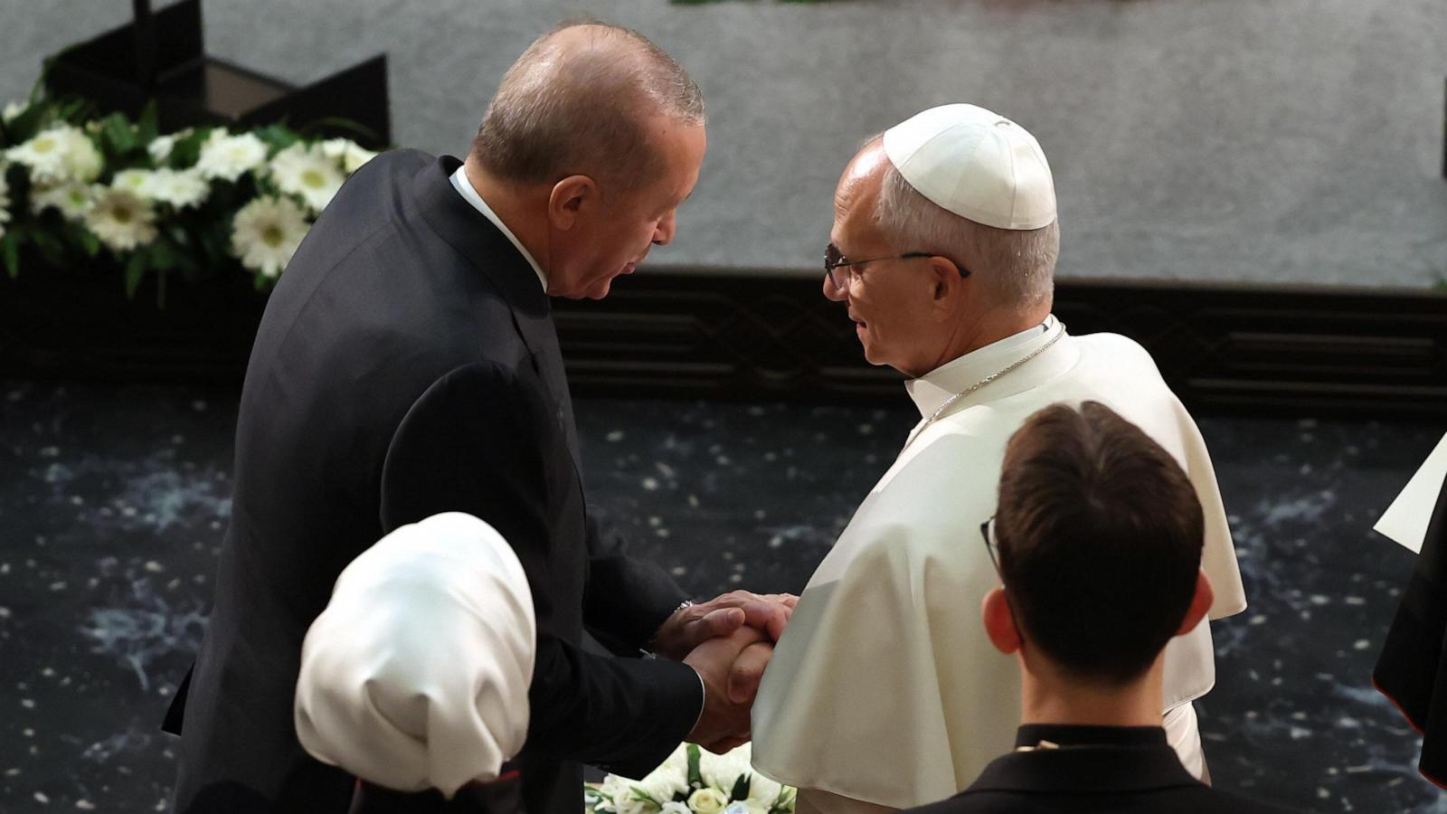 Pope Leo XIV opens first foreign trip with visit to Turkey