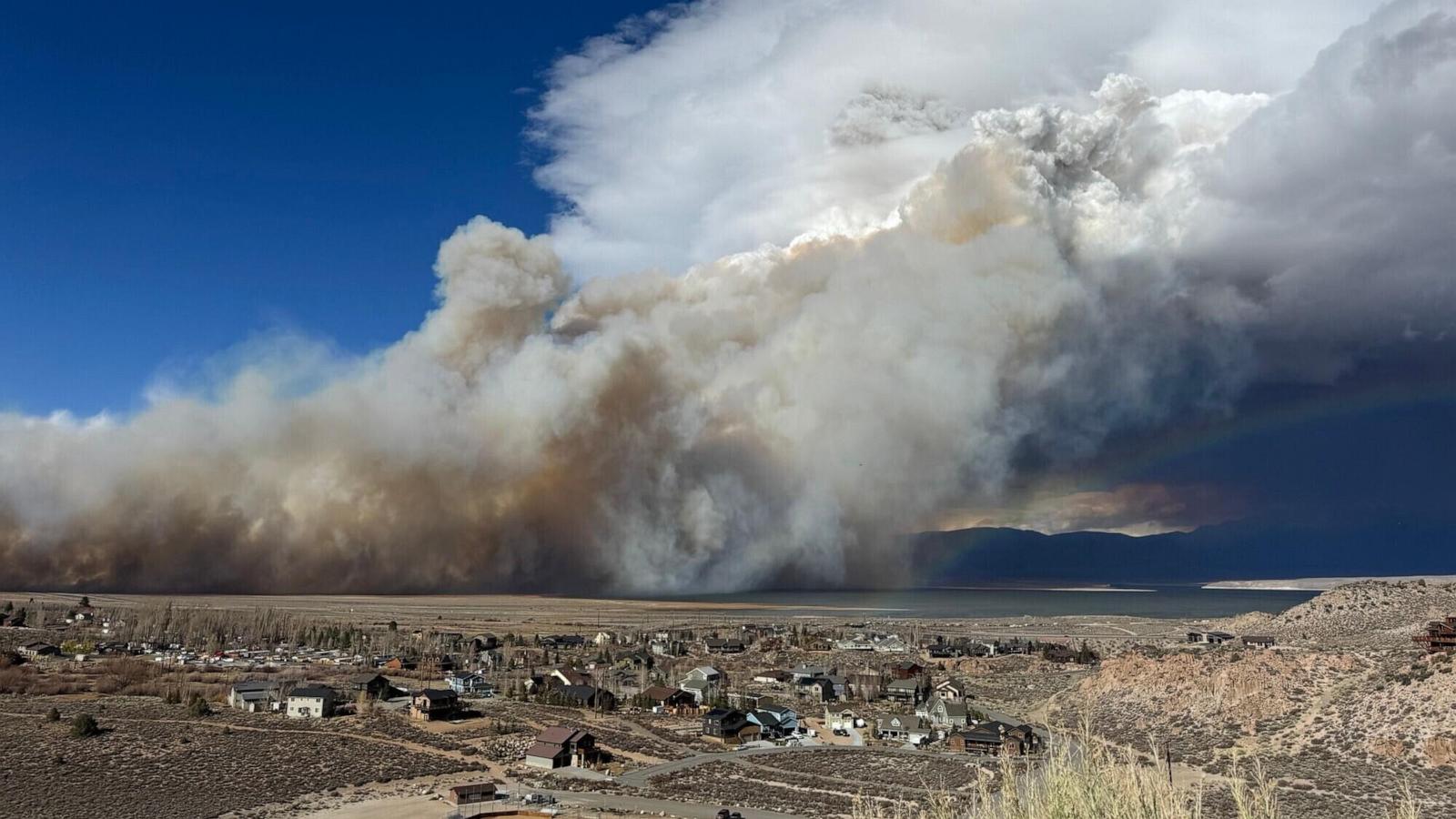 Fast-moving blaze in picturesque California county damages 15 structures and prompts evacuations