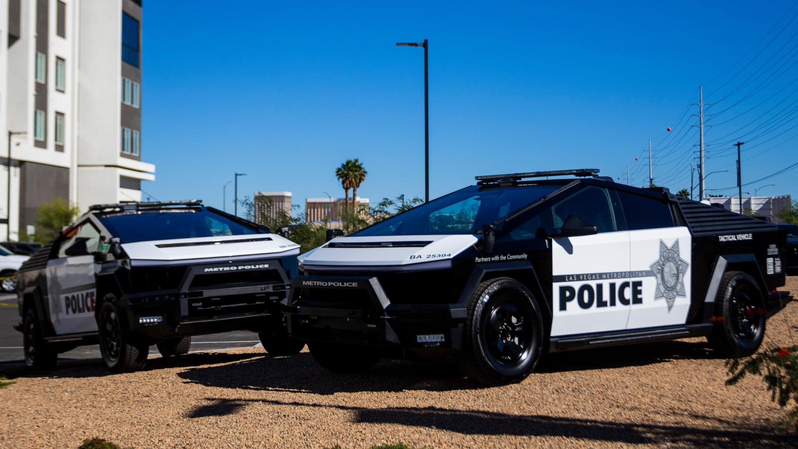 Nation's largest fleet of police Cybertrucks to patrol Las Vegas