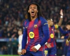 Champions League: Koundé double boosts Barcelona, Greenwood lifts Marseille