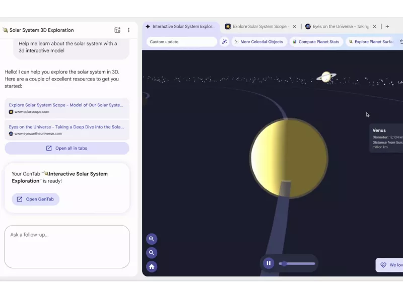 Google's latest experimental browser turns tabs into custom mini-apps