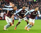 Villa’s Buendía scores with last kick of the game to stun leaders Arsenal