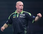 Van Gerwen shows his class but Peter Wright crashes out of PDC World Championship