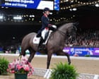 Charlotte Dujardin ‘very emotional’ at warm reception after horse-whipping ban