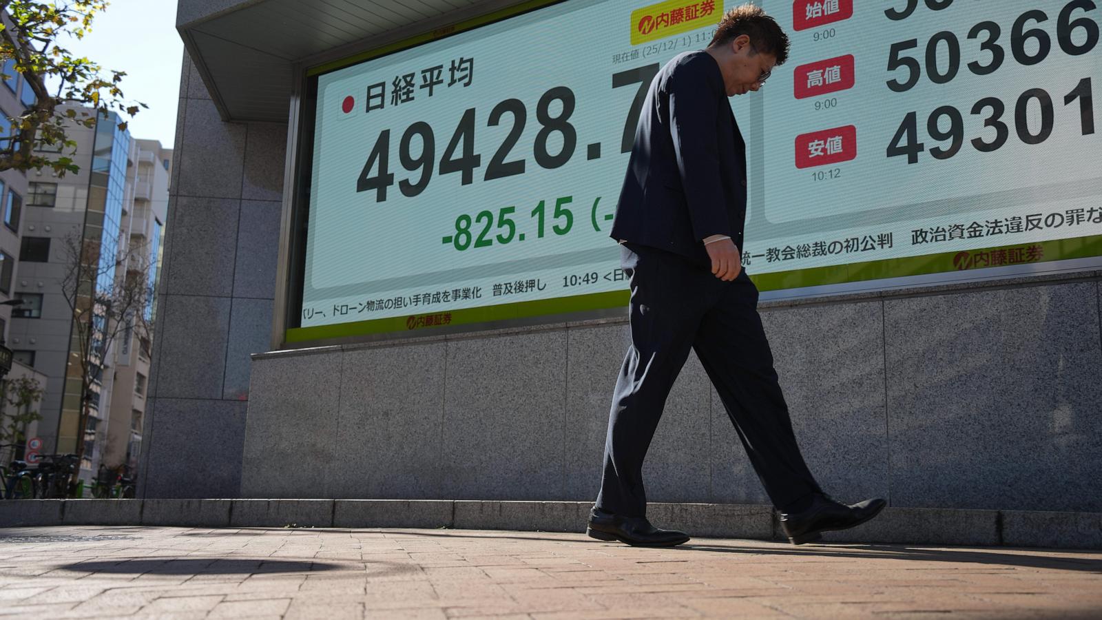 US futures slip and Asian stocks are mixed, while oil prices surge more than $1 a barrel