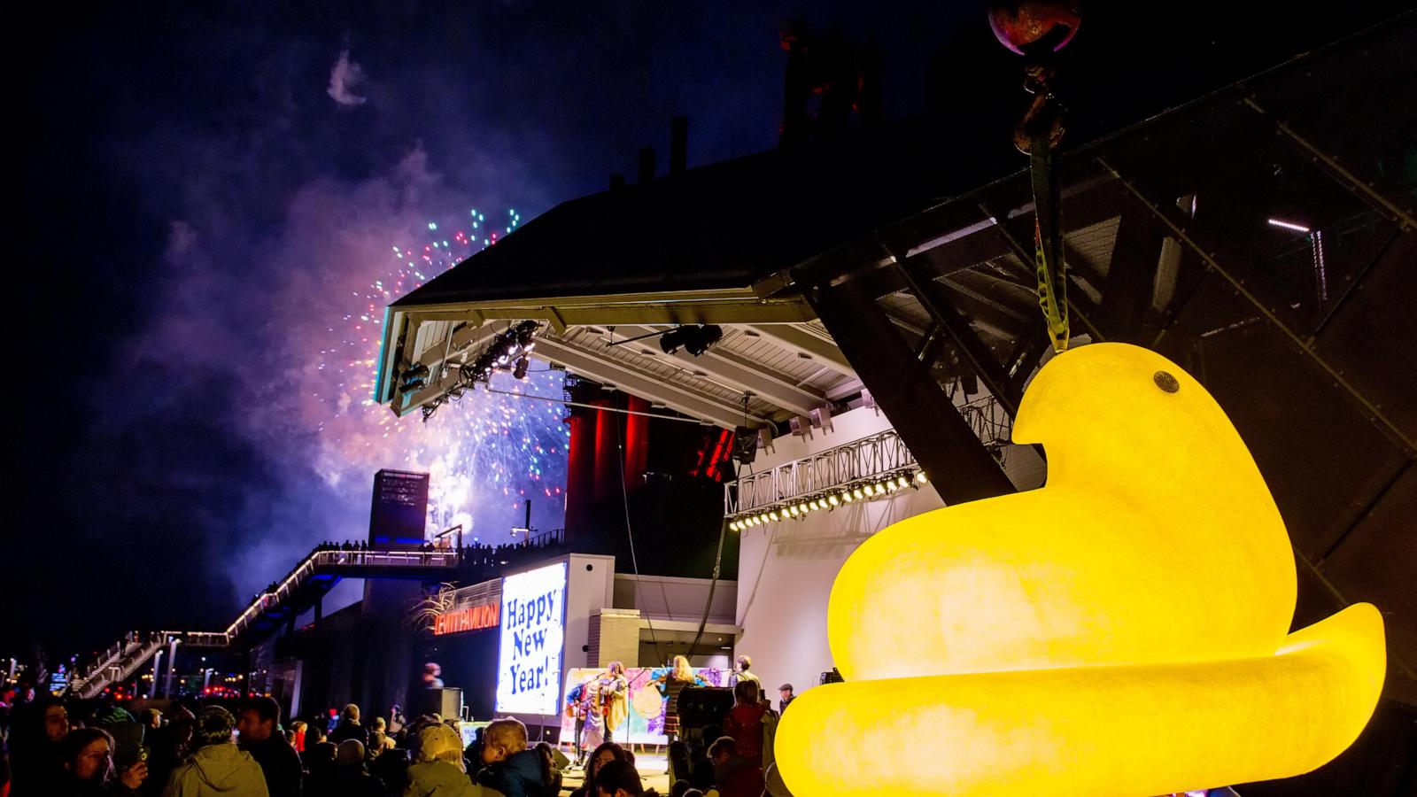 Where are the wackiest New Year's Eve drops in the US?