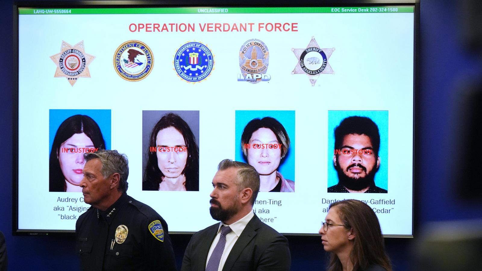 4 charged with plotting New Year's Eve attacks in Southern California, prosecutors say