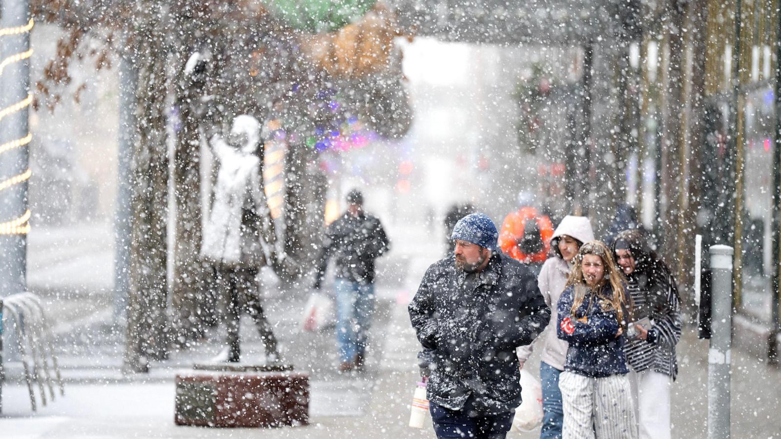 Winter storm brings blizzard conditions and dangerous wind chills