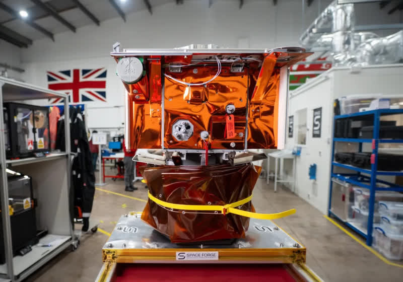 A microwave-sized factory is now running in space and can hit 1,000°C