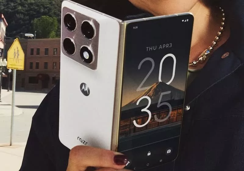 Motorola's Razr Fold pairs an 8.1-inch display with triple 50MP cameras