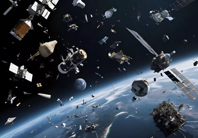 The "Crash Clock" shows how close we are to the next satellite collision