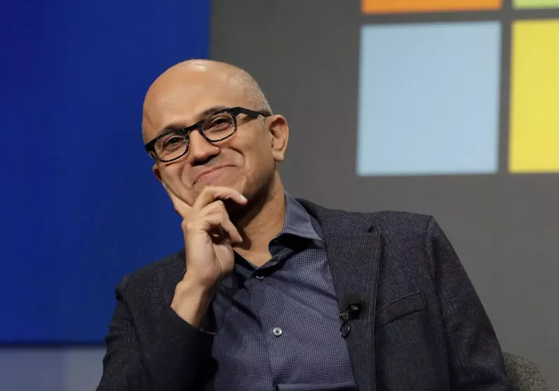 Satya Nadella argues that Microsoft's AI bet is paying off as Copilot usage nearly triples