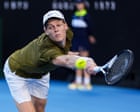 Australian Open 2026: Ben Shelton v Jannik Sinner – live