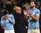 Pep Guardiola urges Manchester City players to get ‘heads up’ for visit of Chelsea