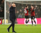 Arne Slot says Liverpool ‘ran out of energy’ in defeat at Bournemouth