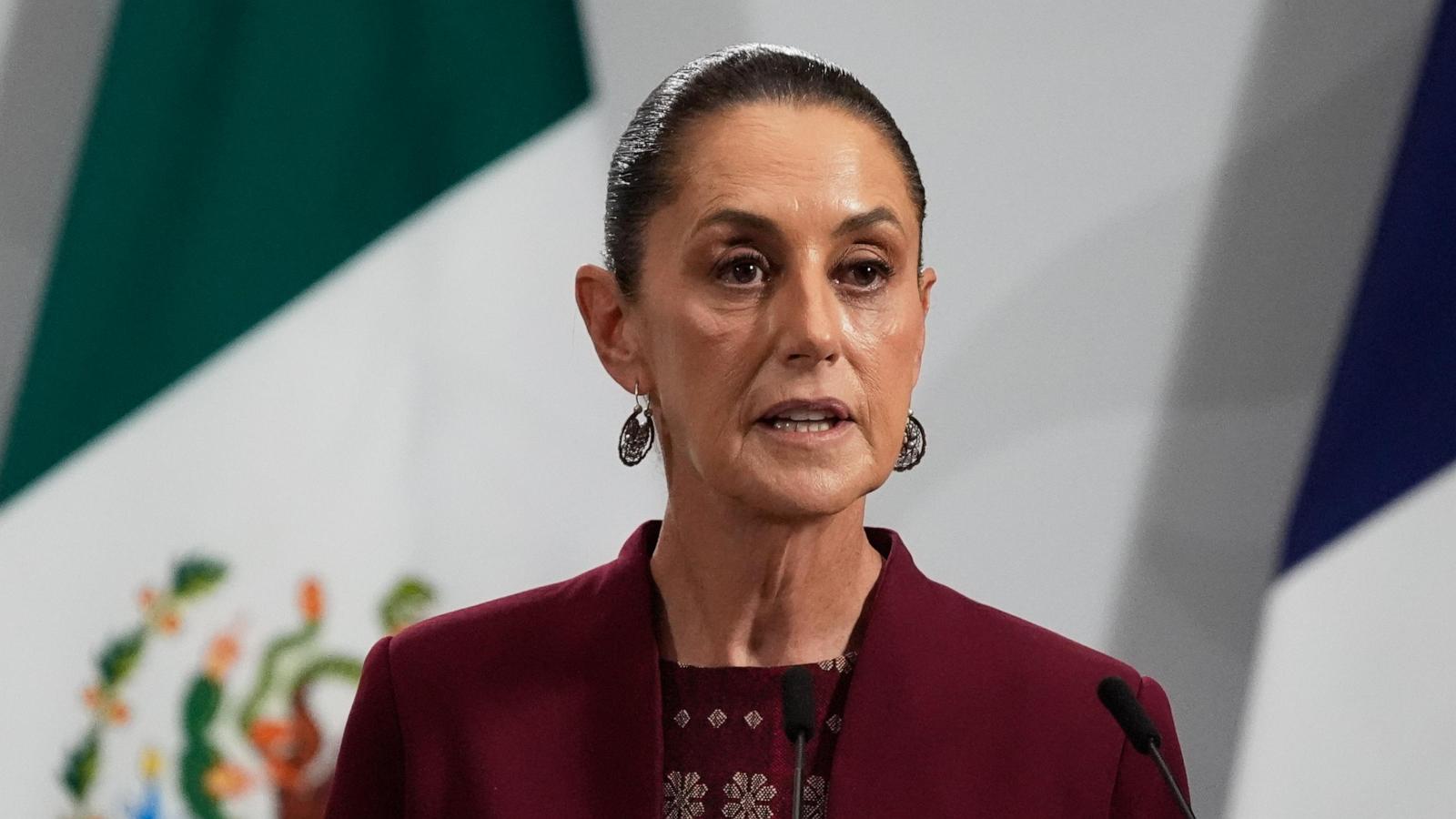 Sheinbaum reassures Mexico after US military movements spark concern