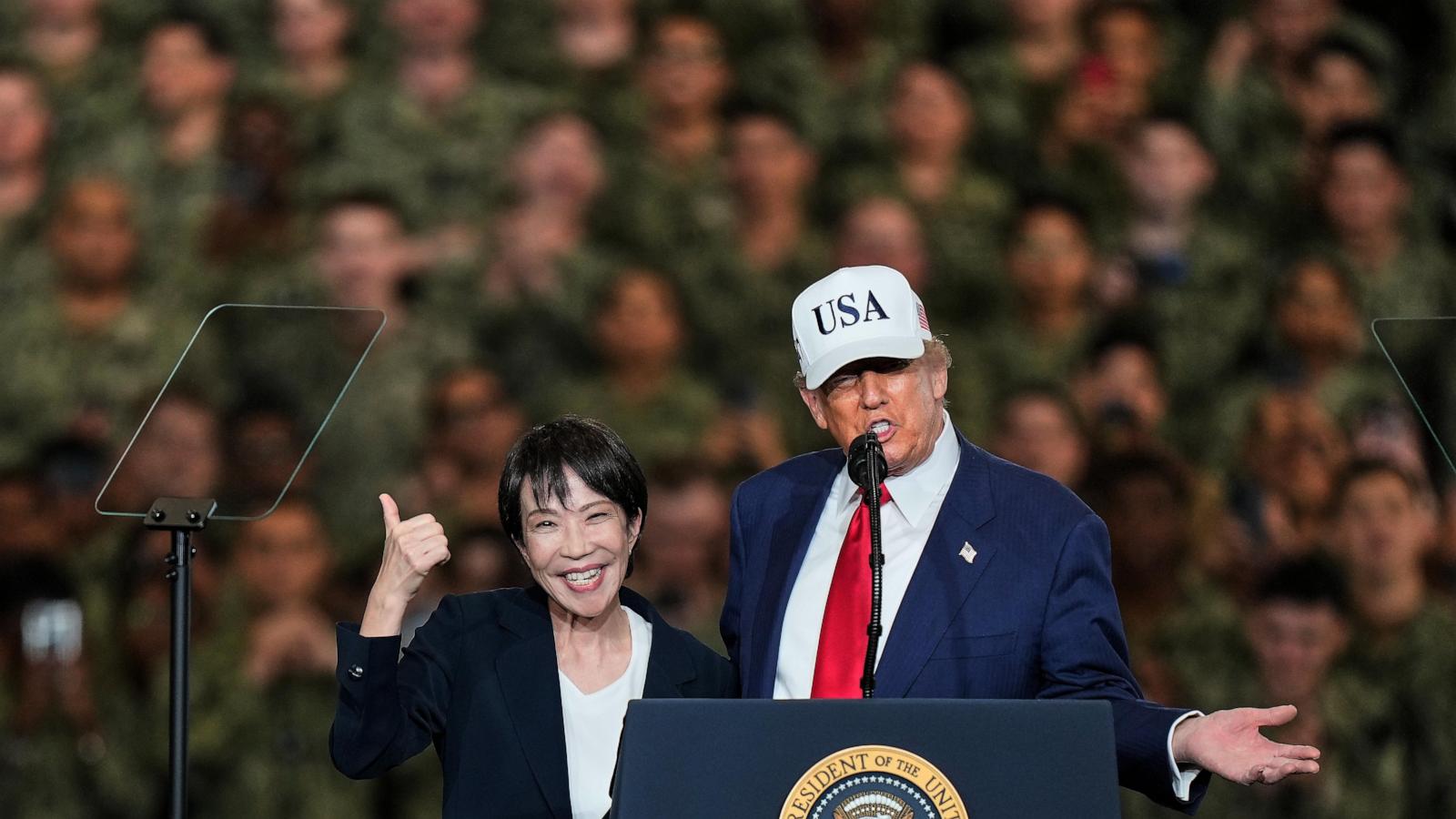 Japan says Trump has invited its leader to the US. It comes as ties with China are strained