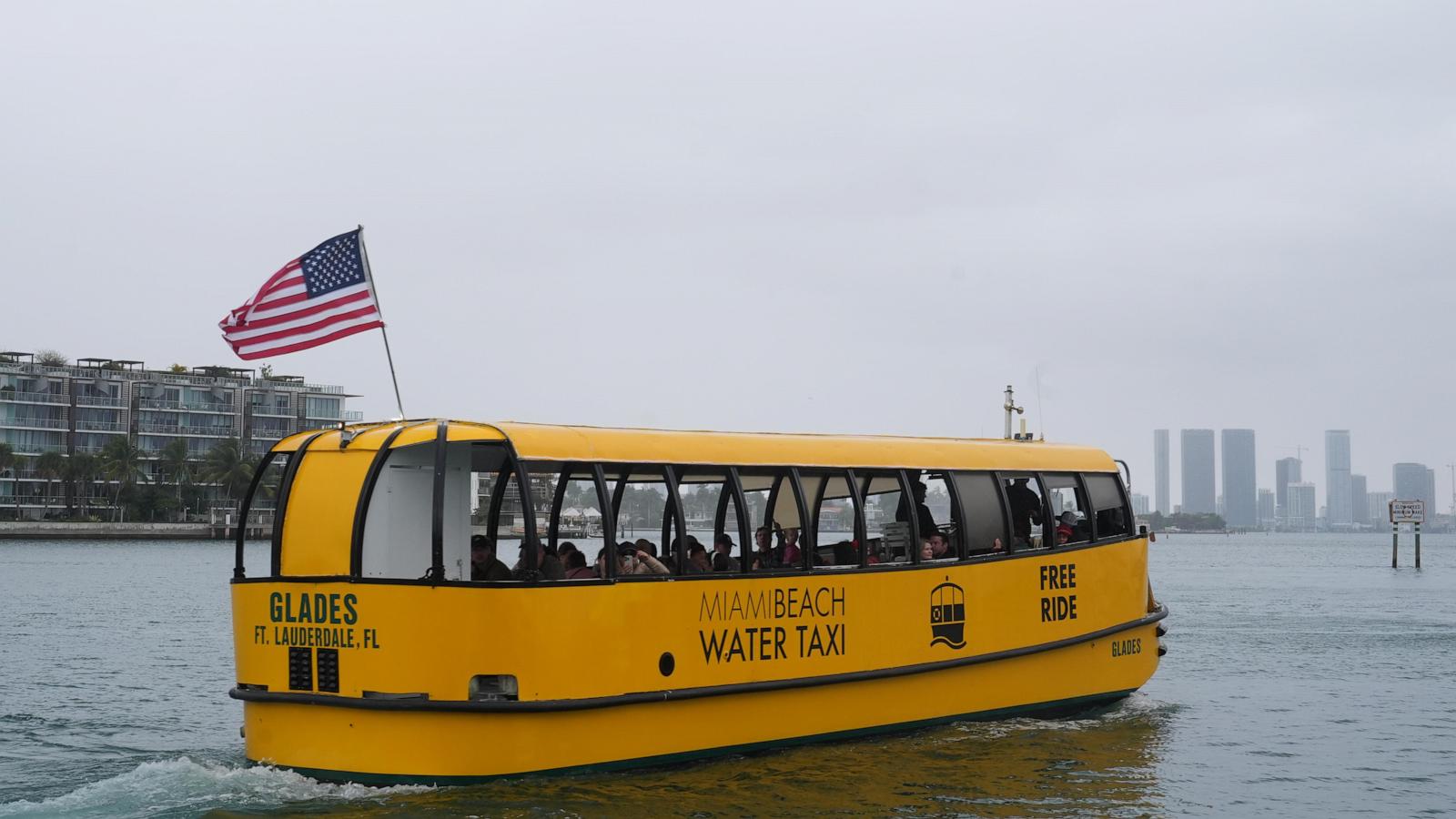 New water taxi service launches between Miami and Miami Beach
