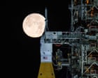 Nasa delays moon rocket launch by a month after fuel leaks during test