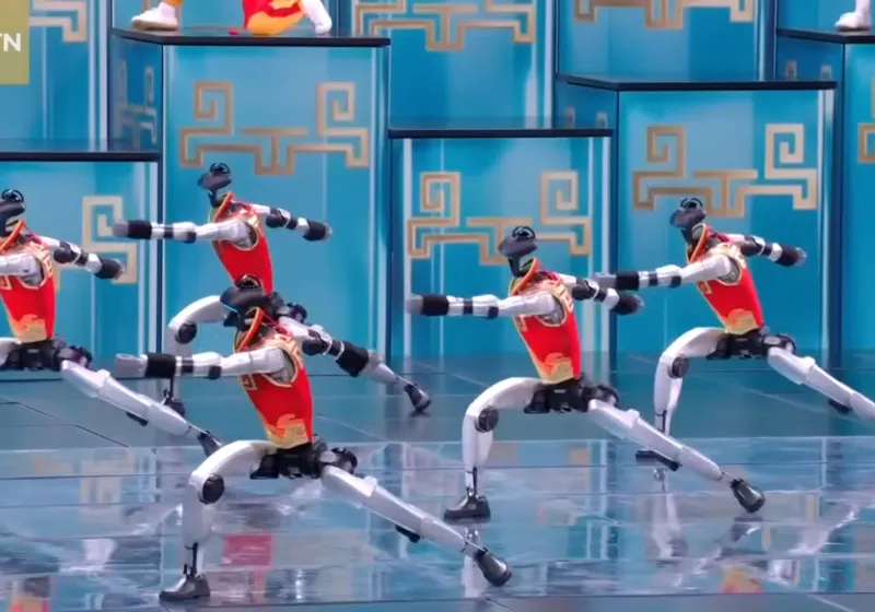 Robots run up walls and perform martial arts in China's most-watched TV event