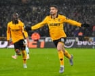 Dual Gomes goals ensure Wolves beat Aston Villa and unwanted points record