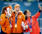 Winter Olympics briefing: Leerdam lights up the ice but Britain’s medal wait goes on