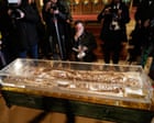 Saint Francis of Assisi’s skeleton goes on public display for first time