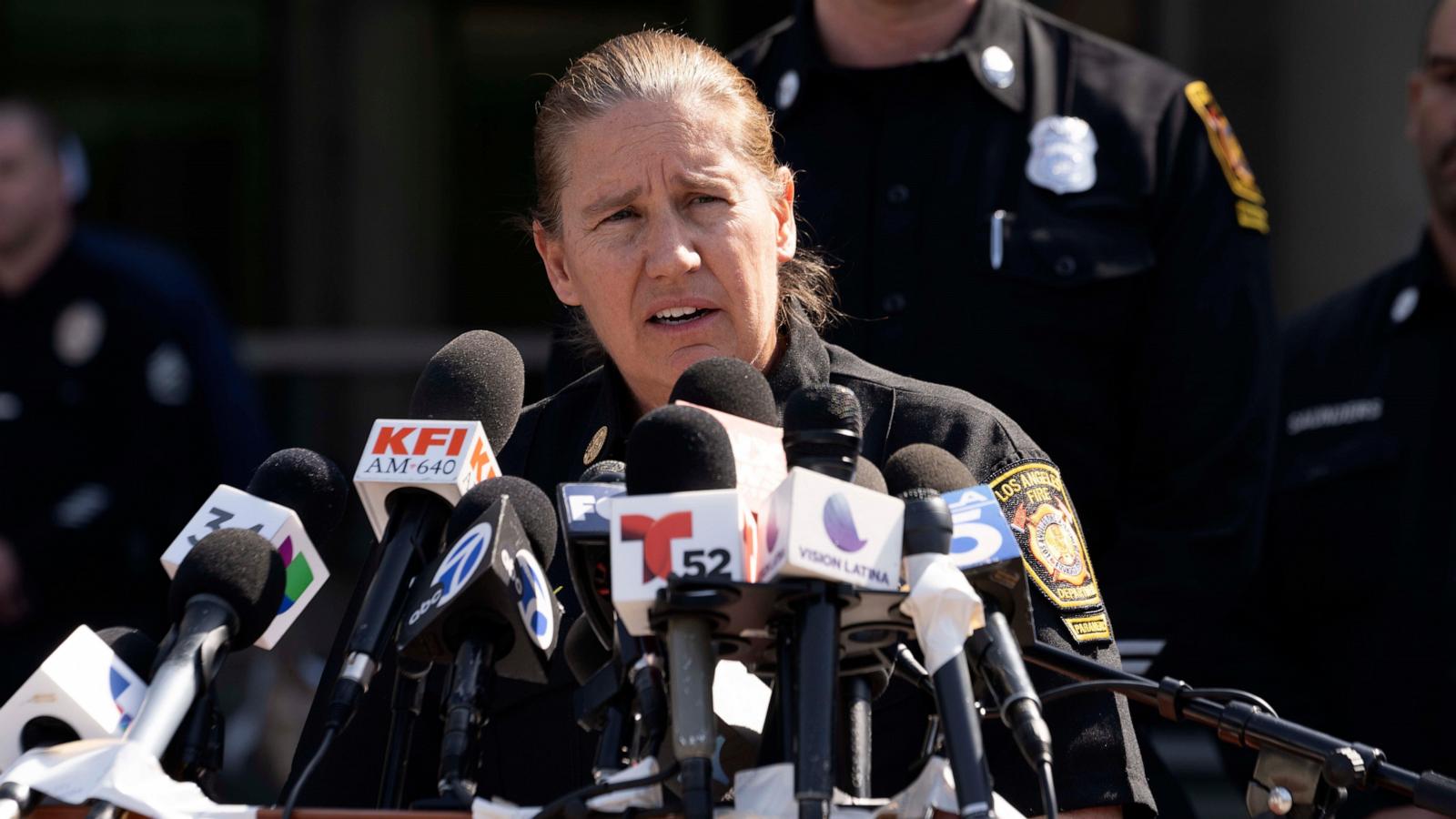 Ex-LA fire chief sues the city over her firing after the Palisades Fire