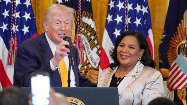 Trump, weeks after backlash over racist post, hosts Black History Month reception