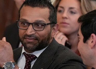 FBI director joins US men’s hockey team in locker room celebration of Olympic gold medal