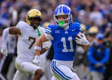 BYU says star wide receiver charged with felony rape is no longer a student there
