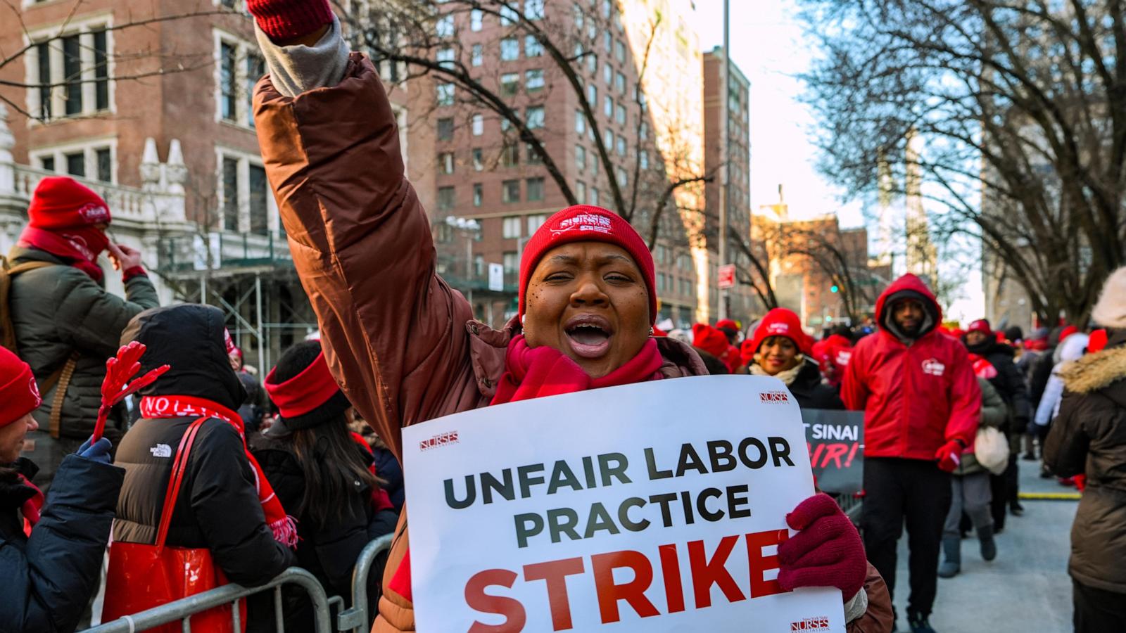 Nurses on strike in New York approve new contracts at 2 of 3 hospital systems