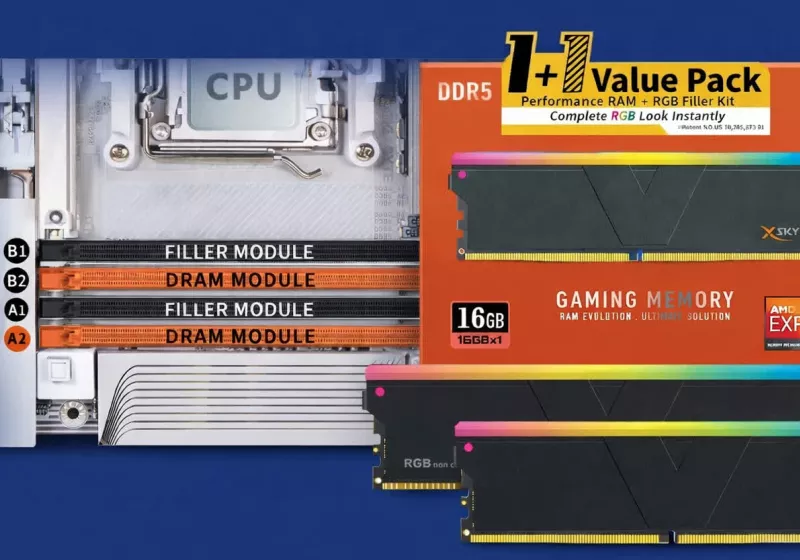 It's come to this: V-Color to launch 1+1 DDR5 value pack with one RAM stick and one filler module