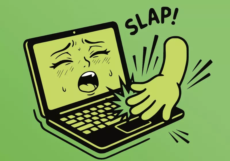 This app makes your MacBook moan when you slap it, and it's going viral