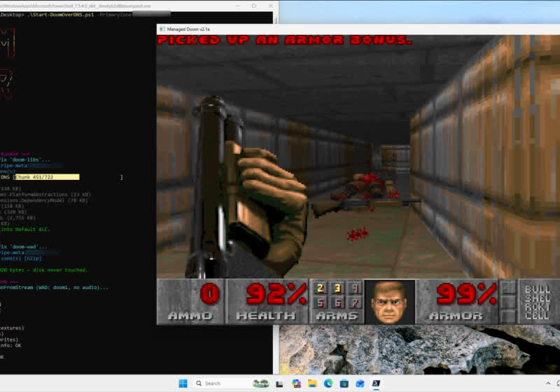 Doom now runs over DNS, loading from nearly 2,000 text records