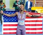 USA’s Jordan Anthony wins 60m world gold after his blood clot ‘the size of a soccer ball’